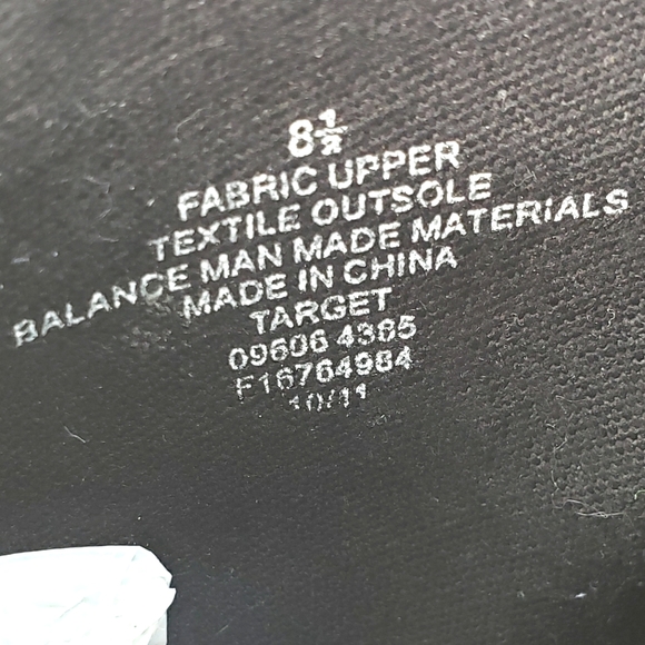 Mossimo Black Faux-suede Lace-Up, Wedge Bootie. Women's Size 8.5 M - Picture 9 of 12